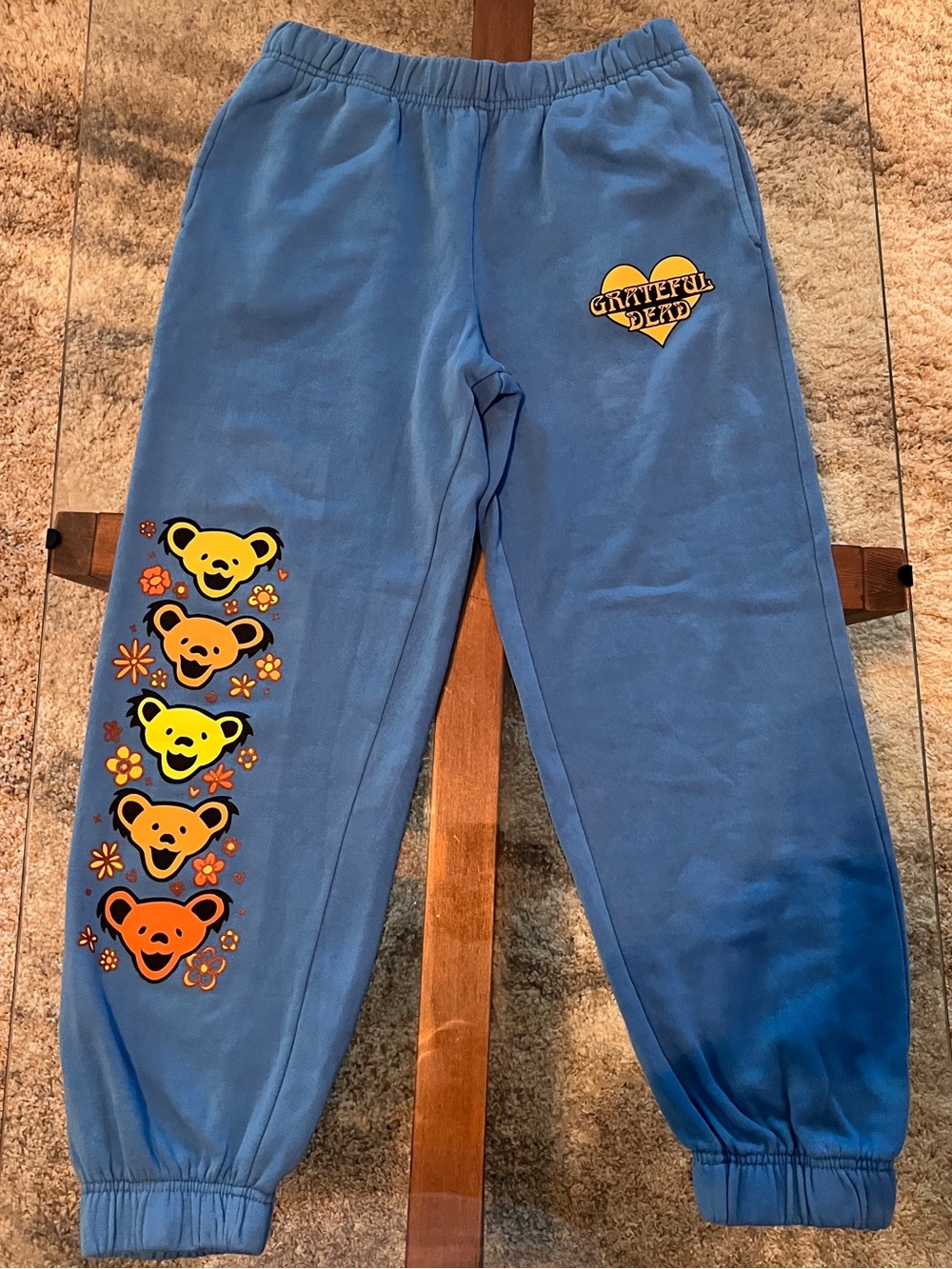 Ripple Junction Grateful Dead Blue Joggers